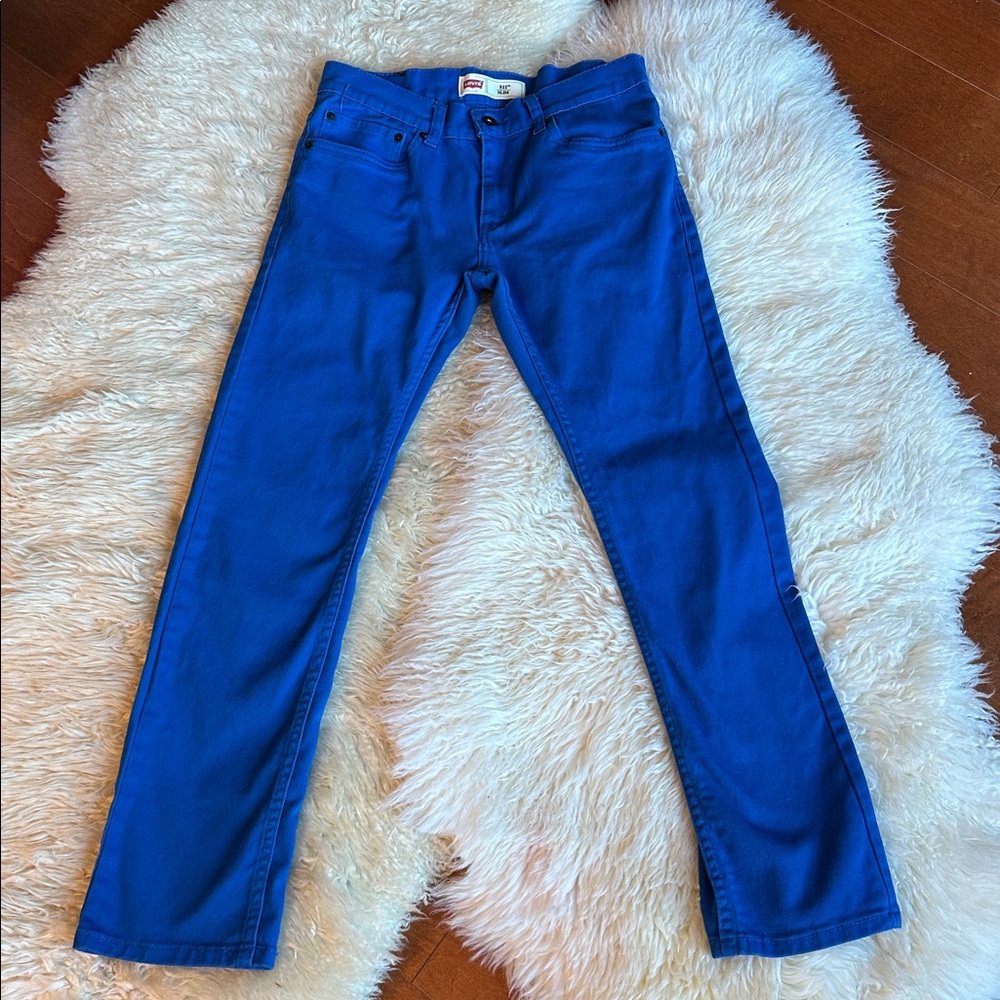 Levi's 511 SLIM Royal Bright Blue Slim Jeans 28” by 28”